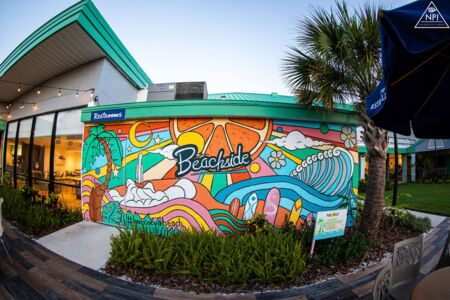 Beachside Hotel Suites In Cocoa Beach Sign